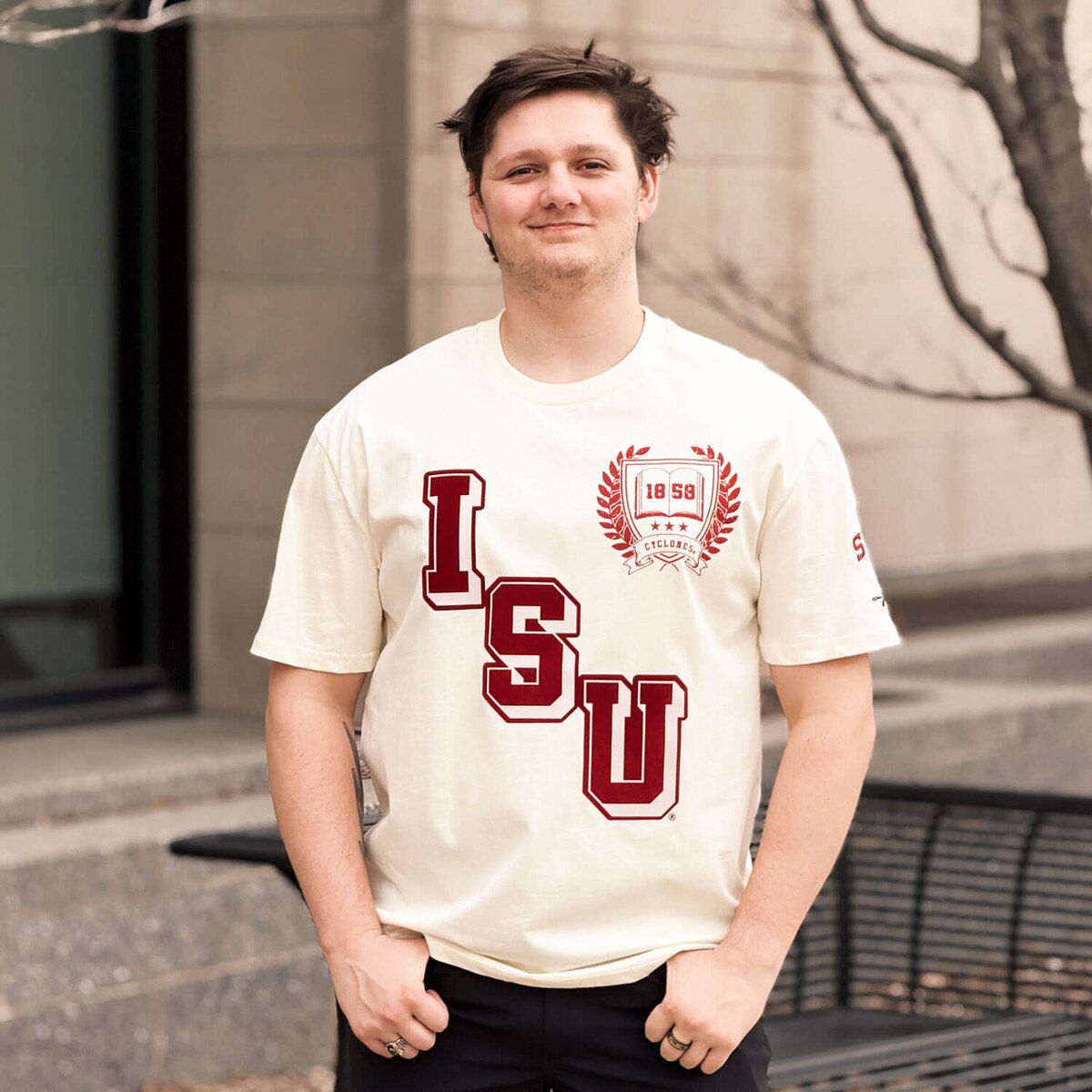 Pro Standard ISU Cream T-Shirt front